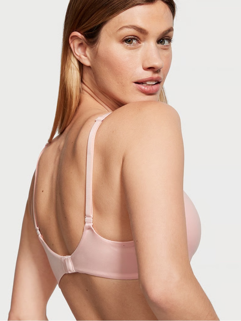 Victorias Secret Seamless Light Pink T-Shirt Bra Underwire 34D